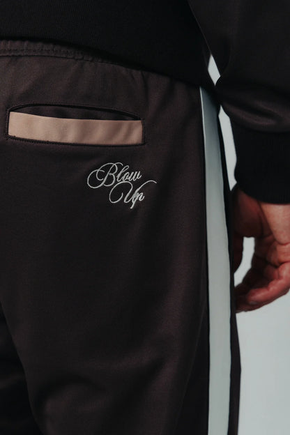 JOGGER BLOW UP BROWN TRACKSUIT PANTS SD43-9010