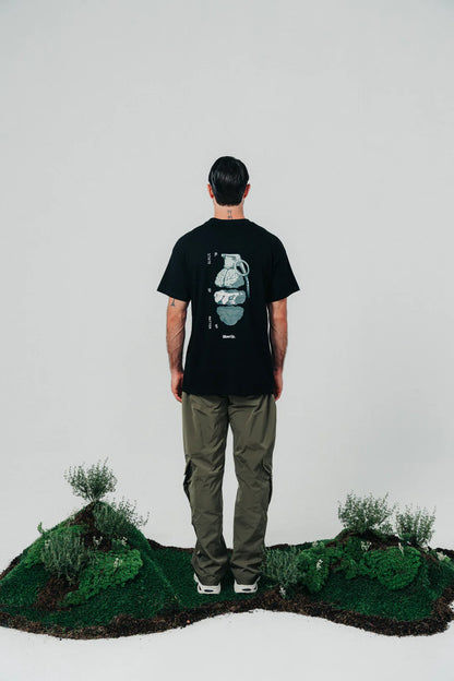 CAMISETA BLOW UP  BLACK REGULAR CR34-1100