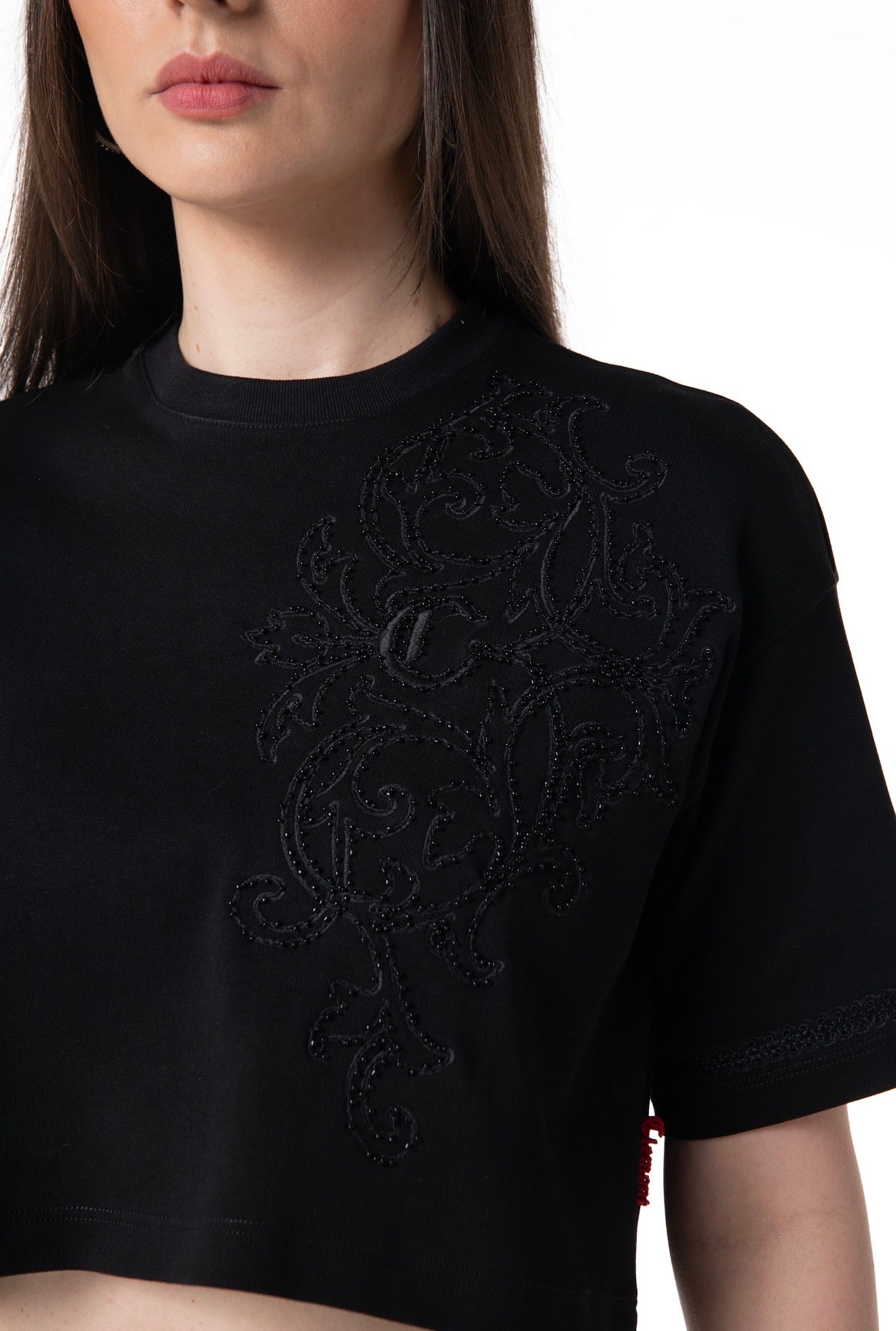 CROP TOP CLEMONT TIEPIDO BLACK