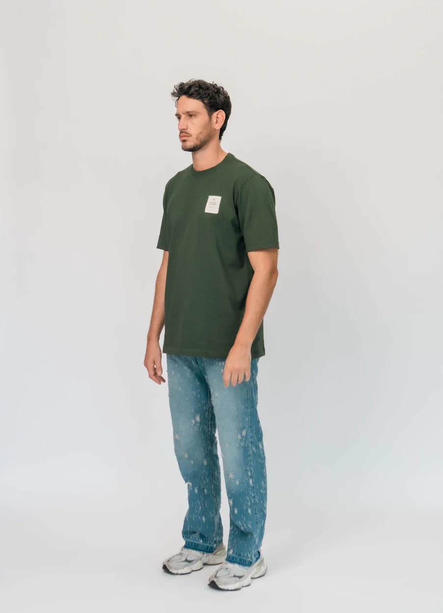 CAMISETA ARTDIST UNUSUAL GREEN