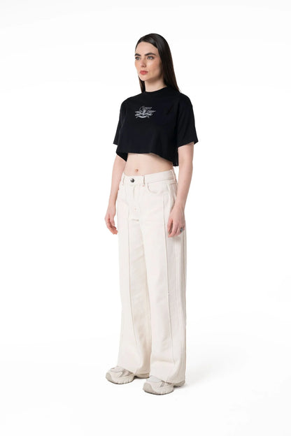 CROP TOP CLEMONT SPESSORE BLACK