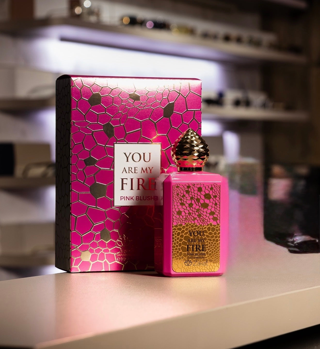PERFUME ZAKAT YOU ARE MY FIRE PINK BLUSH 3,4 OZ DAMA