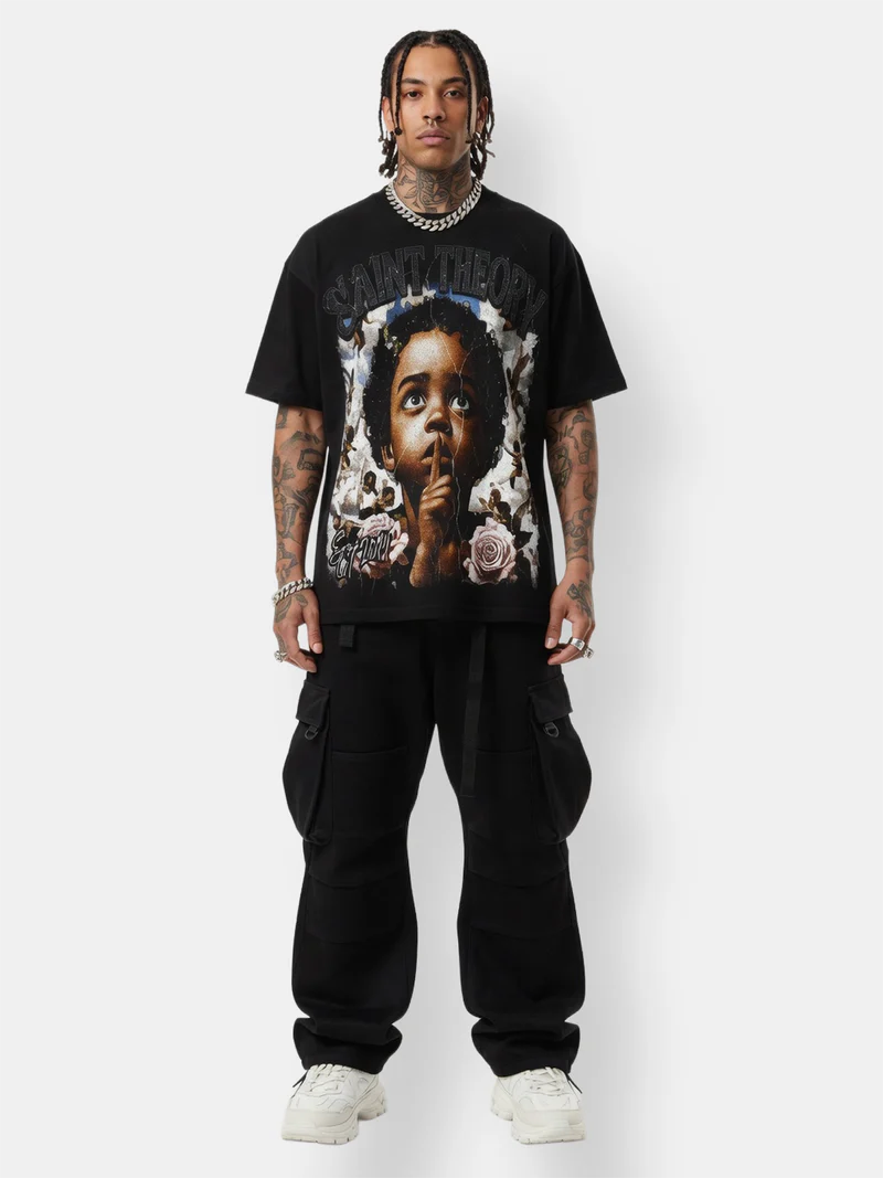 CAMISETA SAINT THEORY REVELION FAITHLESS BLACK