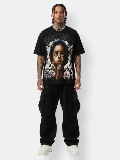 CAMISETA SAINT THEORY REVELION FAITHLESS BLACK
