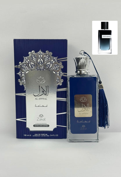 PERFUME ZAKAT AL AWWAL FAKHAMA LIGHT BLUE 3,4 OZ HOMBRE