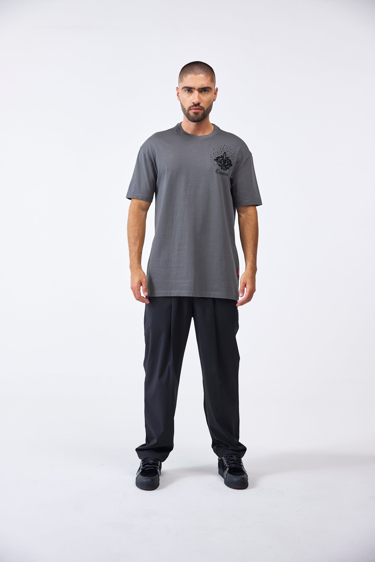 CAMISETA CLEMONT TELESMA GRIS OSCURO