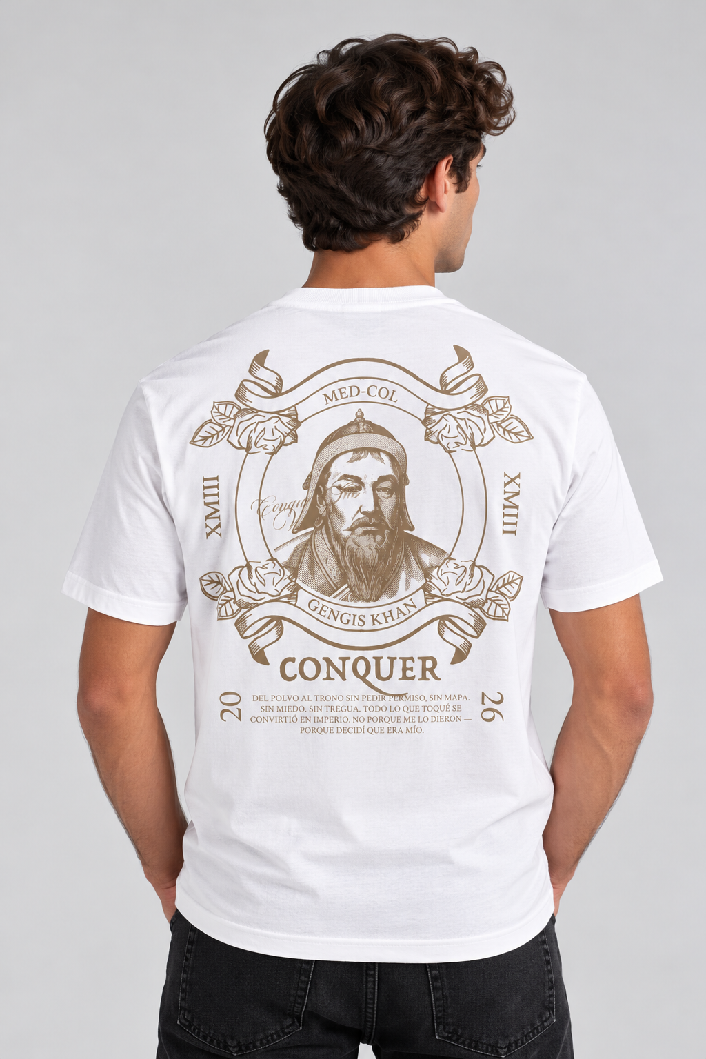 CAMISETA CAPI CONQUER BLANCA