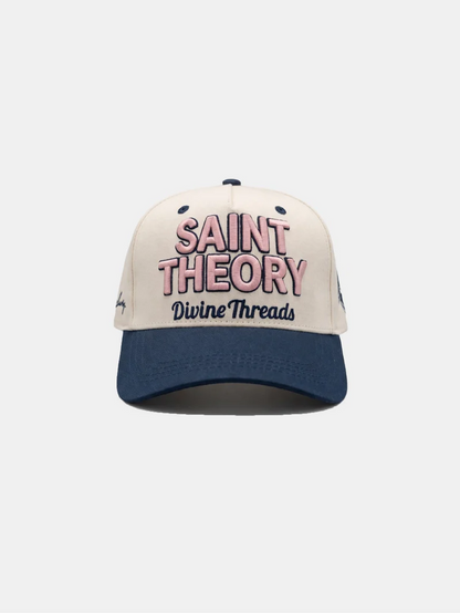 GORRA SAINT THEORY DIVINE THREDS CREAM BLUE R