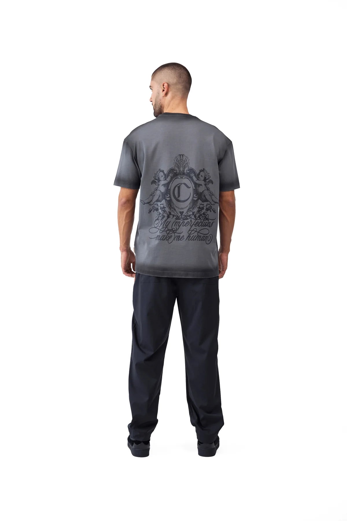 CAMISETA CLEMONT INTAGLIO GRIS OSCURO