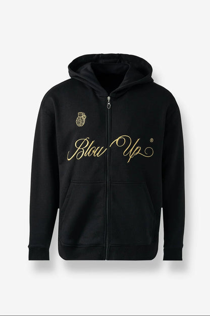 BUZO BLOW UP BLACK HOODIE B45-1100