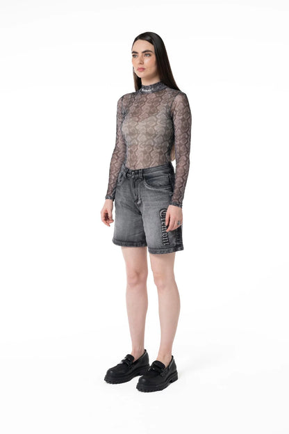 BODY CLEMONT LONG SLEEVE SIMBIOSI BLACK