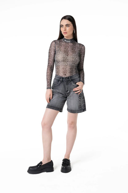 BODY CLEMONT LONG SLEEVE SIMBIOSI BLACK