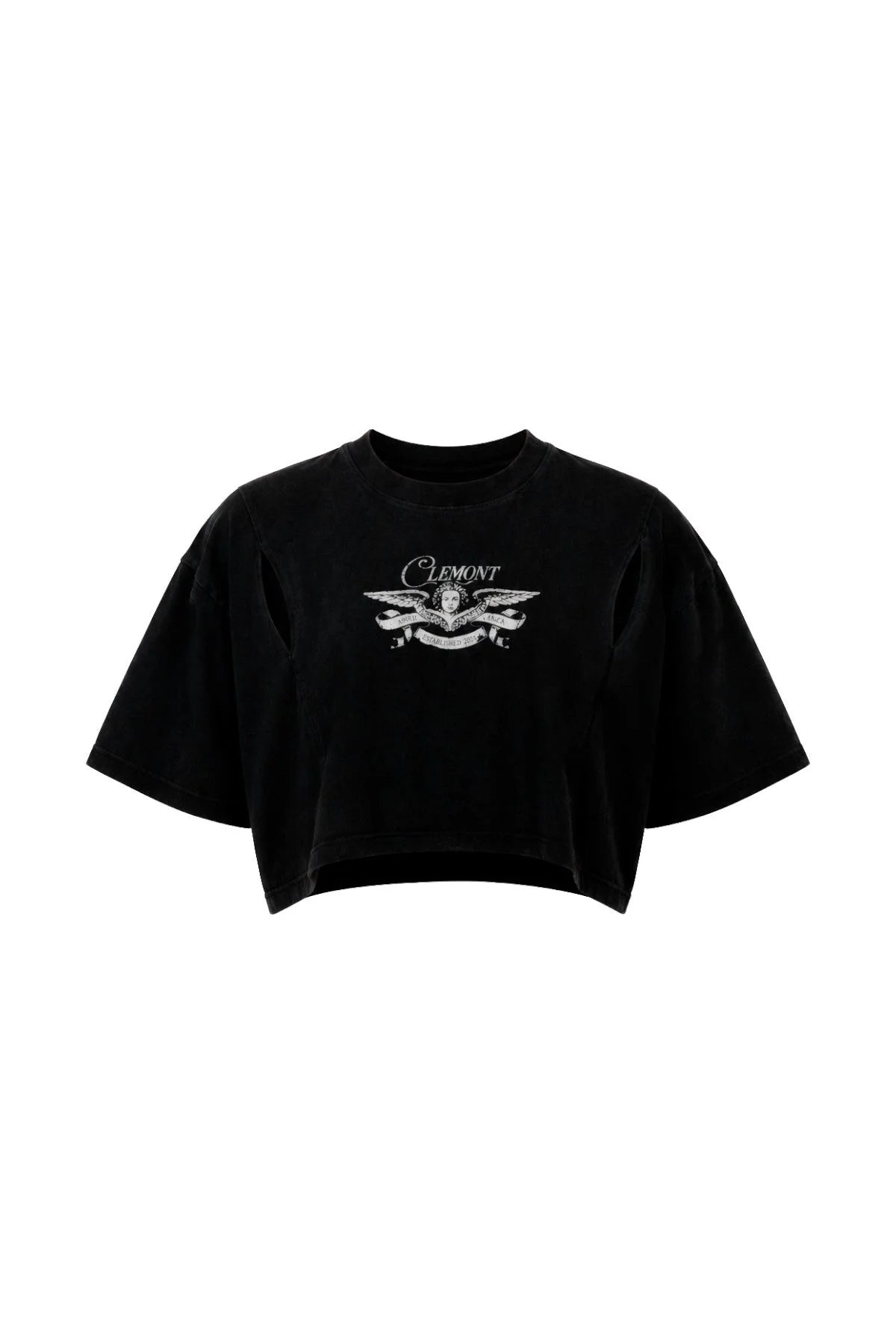 CROP TOP CLEMONT SPESSORE BLACK