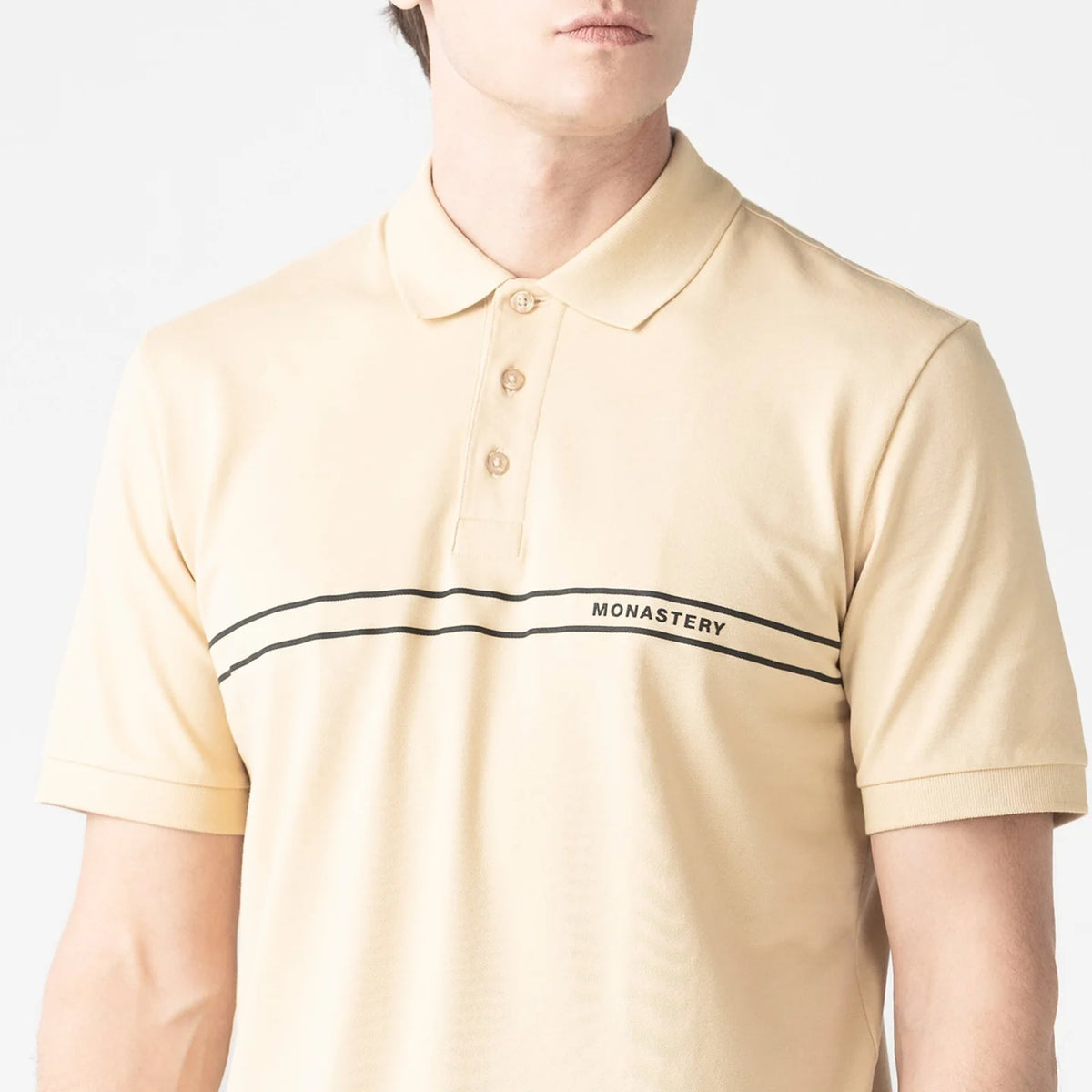 CAMISETA POLO MONASTERY MARCUS SAND