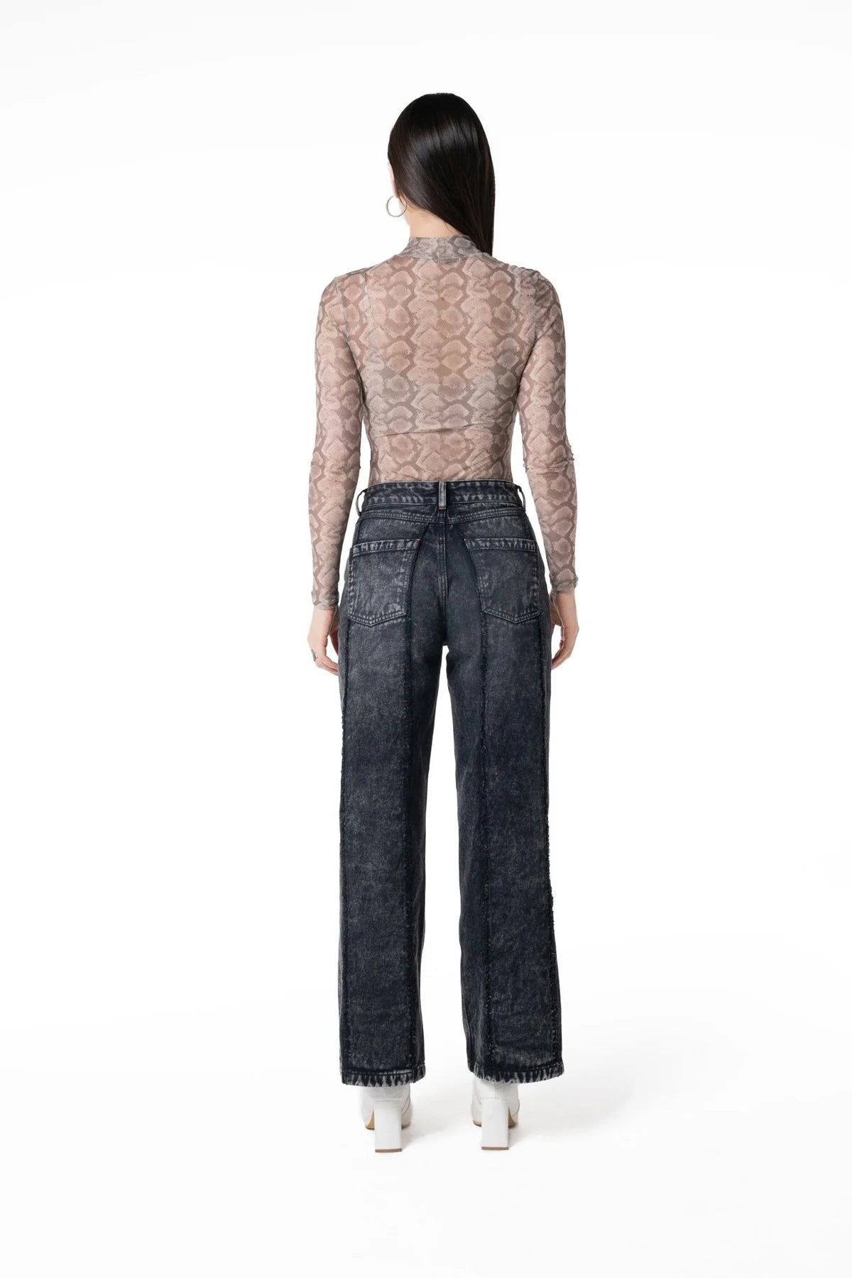BODY CLEMONT LONG SLEEVE SIMBIOSI NUDE