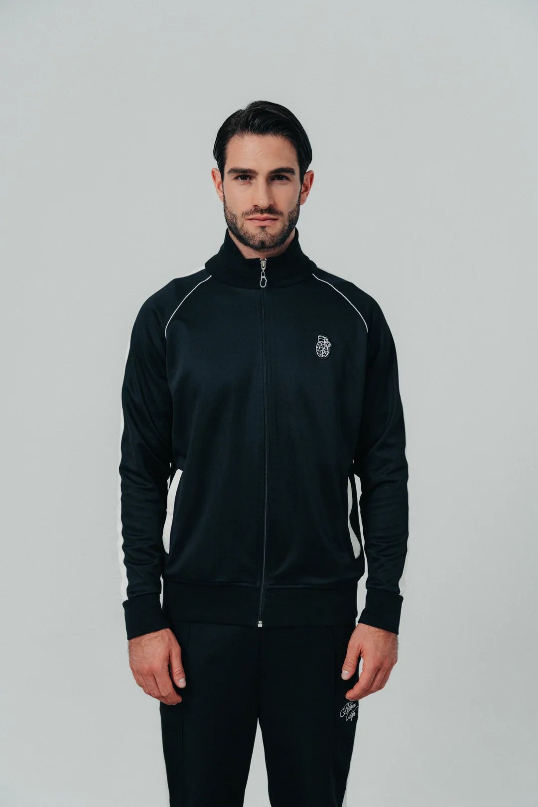 BUZO BLOW UP BLACK TRACKSUIT JACKET B43-1100