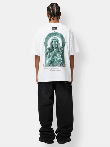 CAMISETA SAINT THEORY EVANGELIUM ECHO ANGEL WHITE