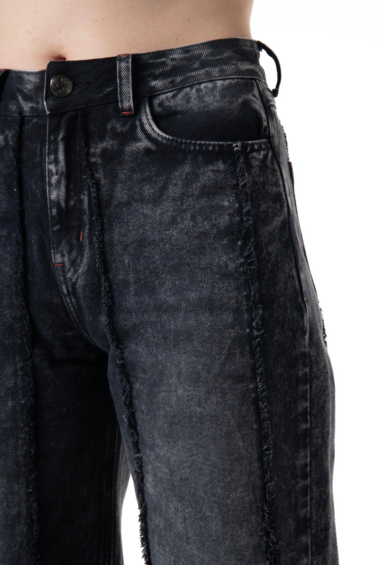 JEAN CLEMONT WIDE LEG CUORE BLACK