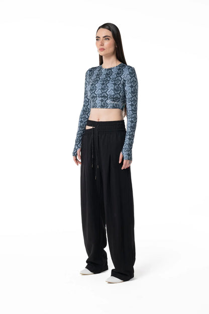 TOP LONG SLEEVE CONCIME GREY