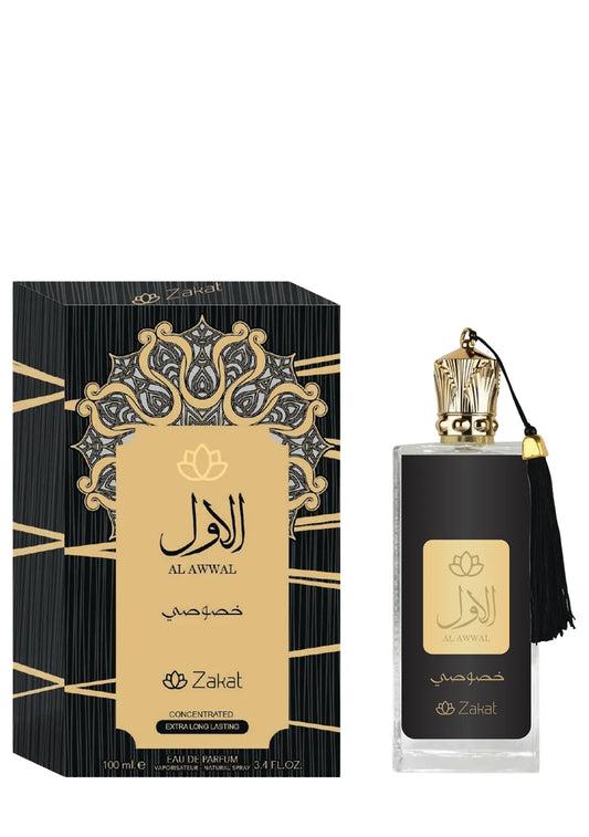 PERFUME ZAKAT AL AWWAL KHUSUSI BLACK GOLD 3,4 OZ UNISEX