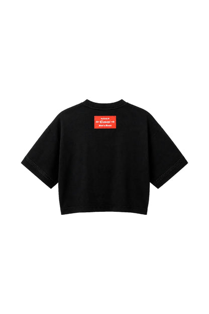 CROP TOP CLEMONT TIEPIDO BLACK