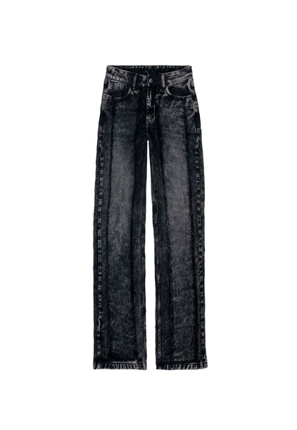JEAN CLEMONT WIDE LEG CUORE BLACK