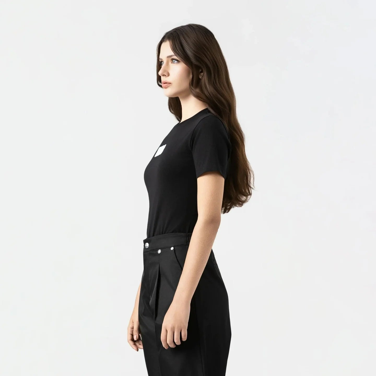 CAMISETA MONASTERY MARIE WOMEN BLACK