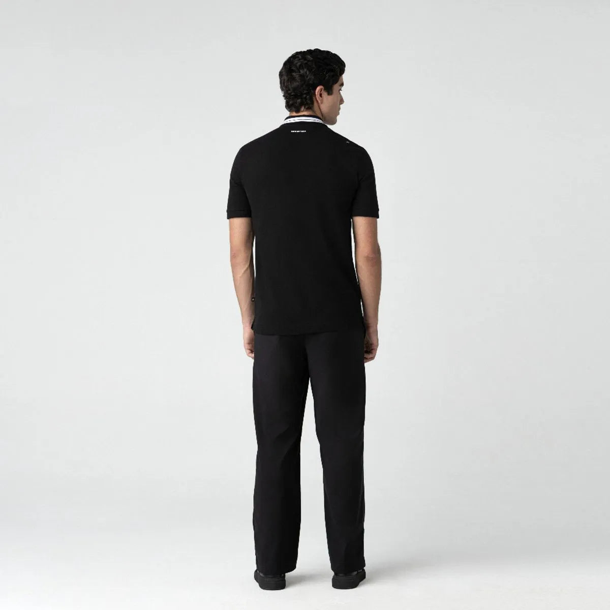 CAMISETA POLO MONASTERY DUDLEY BLACK