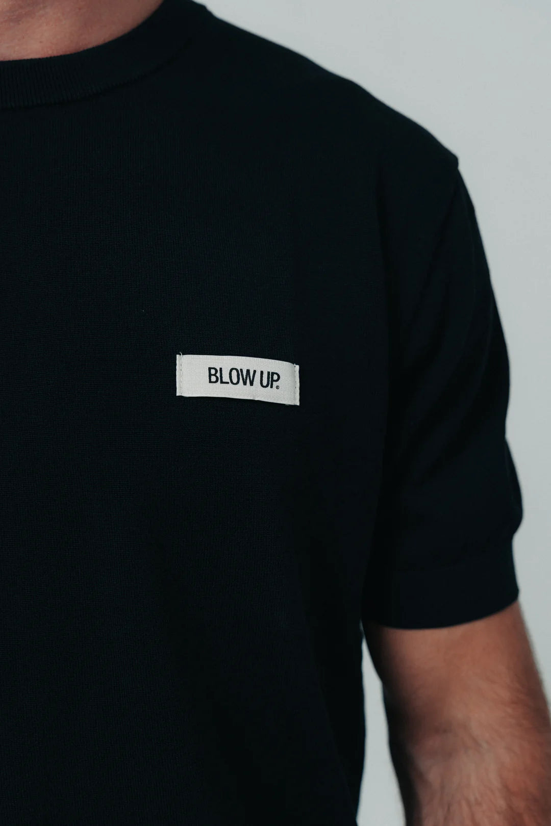 CAMISETA BLOW UP BLACK KNITTED CT1-1100