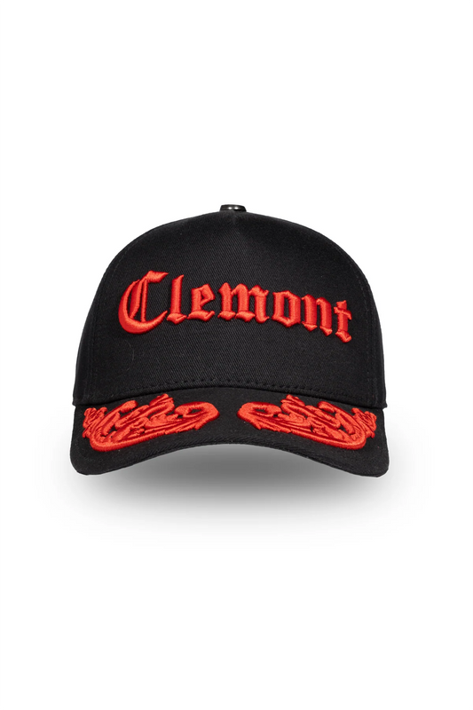 GORRA CLEMONT AMICIZIA NEGRO ROJO