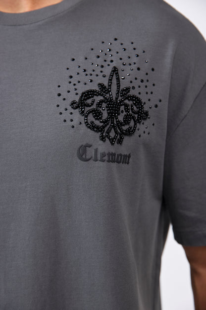CAMISETA CLEMONT TELESMA GRIS OSCURO