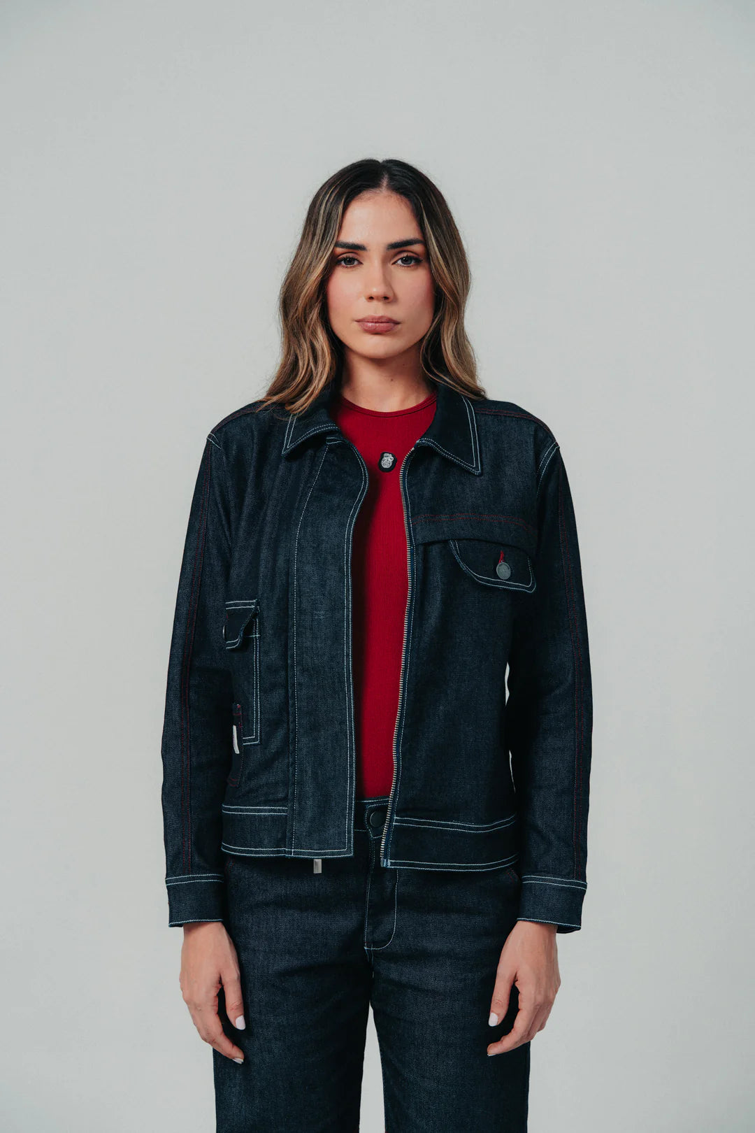 CHAQUETA BLOW UP DENIM CHJ1M-6004