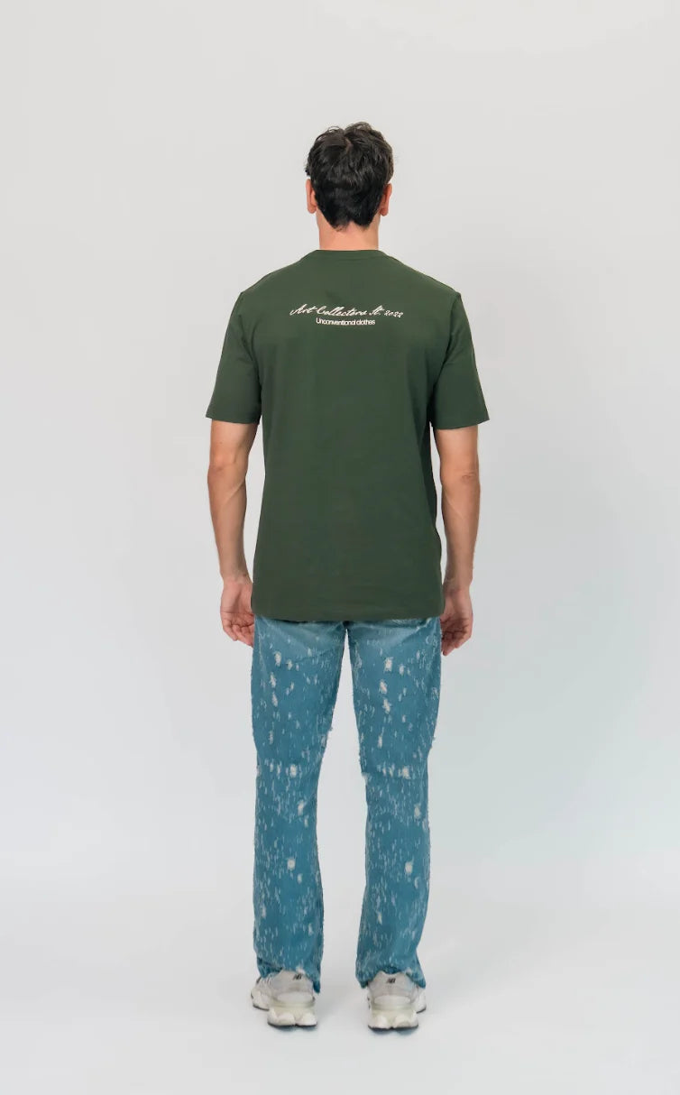 CAMISETA ARTDIST UNUSUAL GREEN