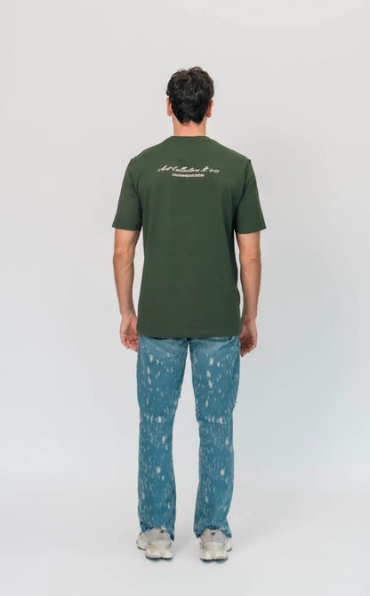 CAMISETA ARTDIST UNUSUAL GREEN