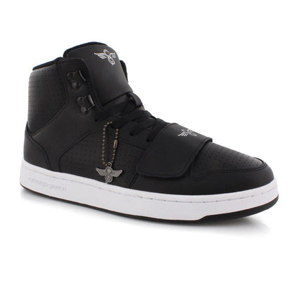 BOTAS CREATIVE CESARIO HI NEGRO BLANCO