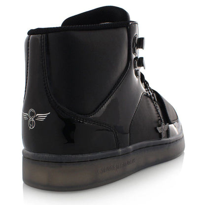 BOTAS CREATIVE CESARIO HI NEGRO CHAROL