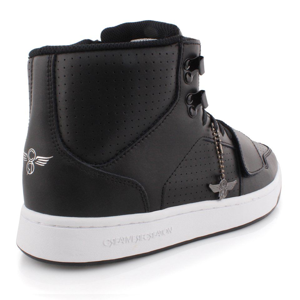 BOTAS CREATIVE CESARIO HI NEGRO BLANCO