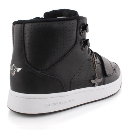 BOTAS CREATIVE CESARIO HI NEGRO BLANCO