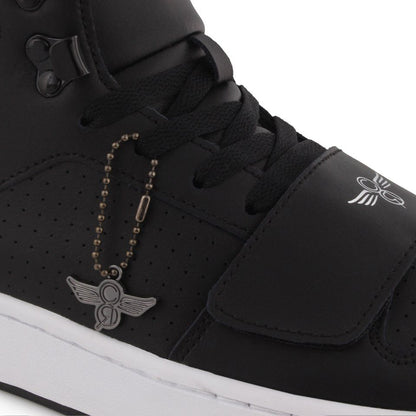 BOTAS CREATIVE CESARIO HI NEGRO BLANCO