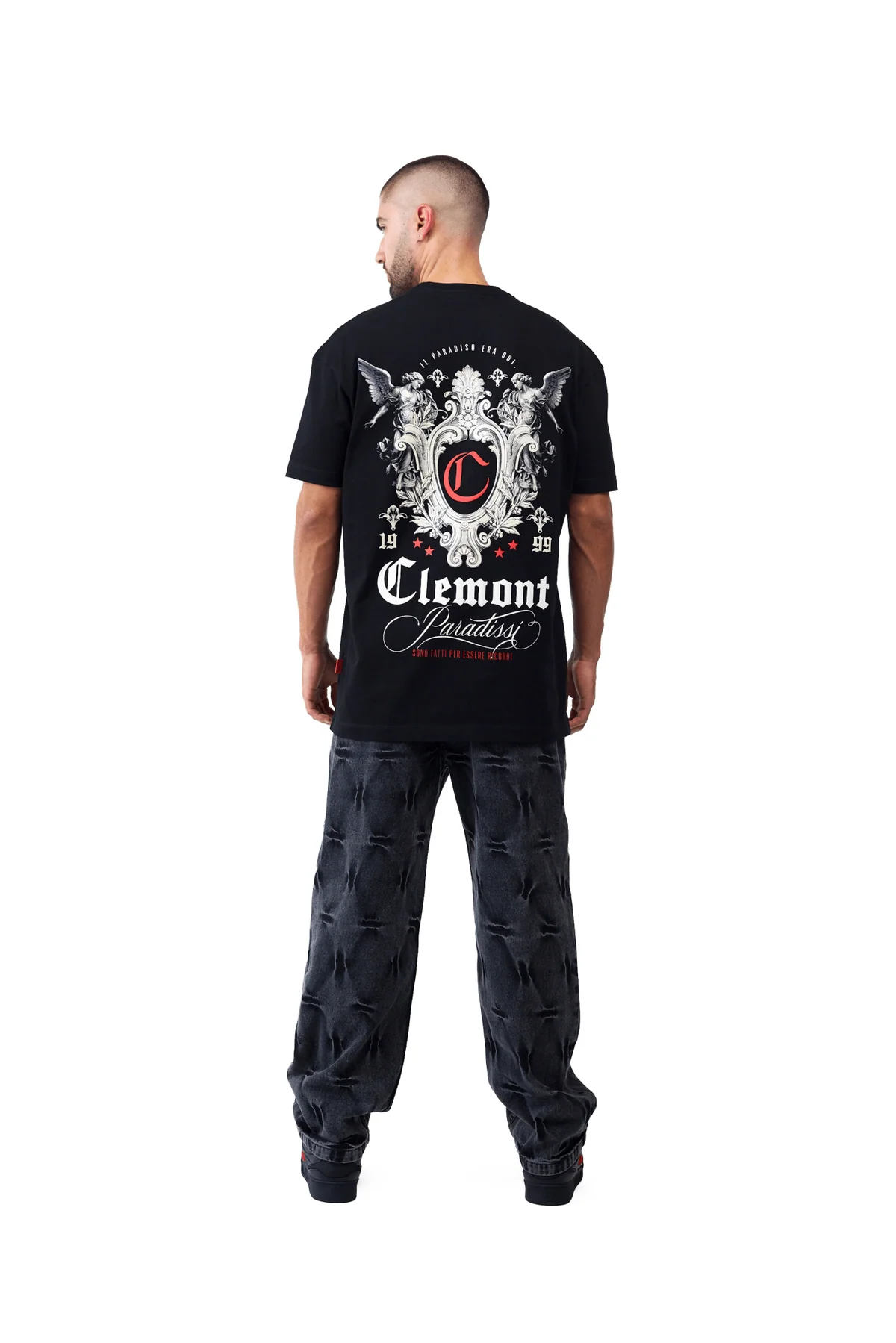CAMISETA CLEMONT EUFORIA NEGRO