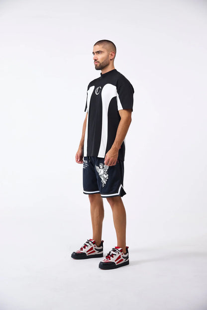 CAMISETA CLEMONT RAGNO NEGRO CREMA