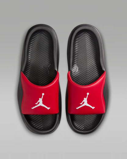 CHANCLAS JORDAN FRANCHISE BLACK RED