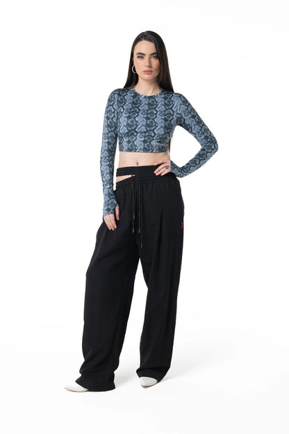 TOP LONG SLEEVE CONCIME GREY