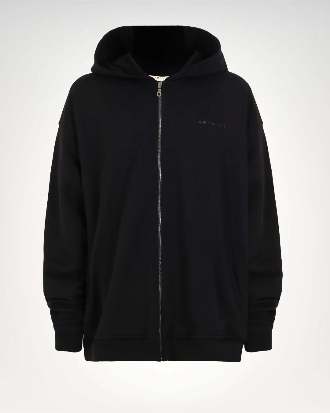 HOODIE ARTDIST CAOBA BLACK ZIP