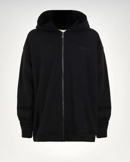 HOODIE ARTDIST CAOBA BLACK ZIP