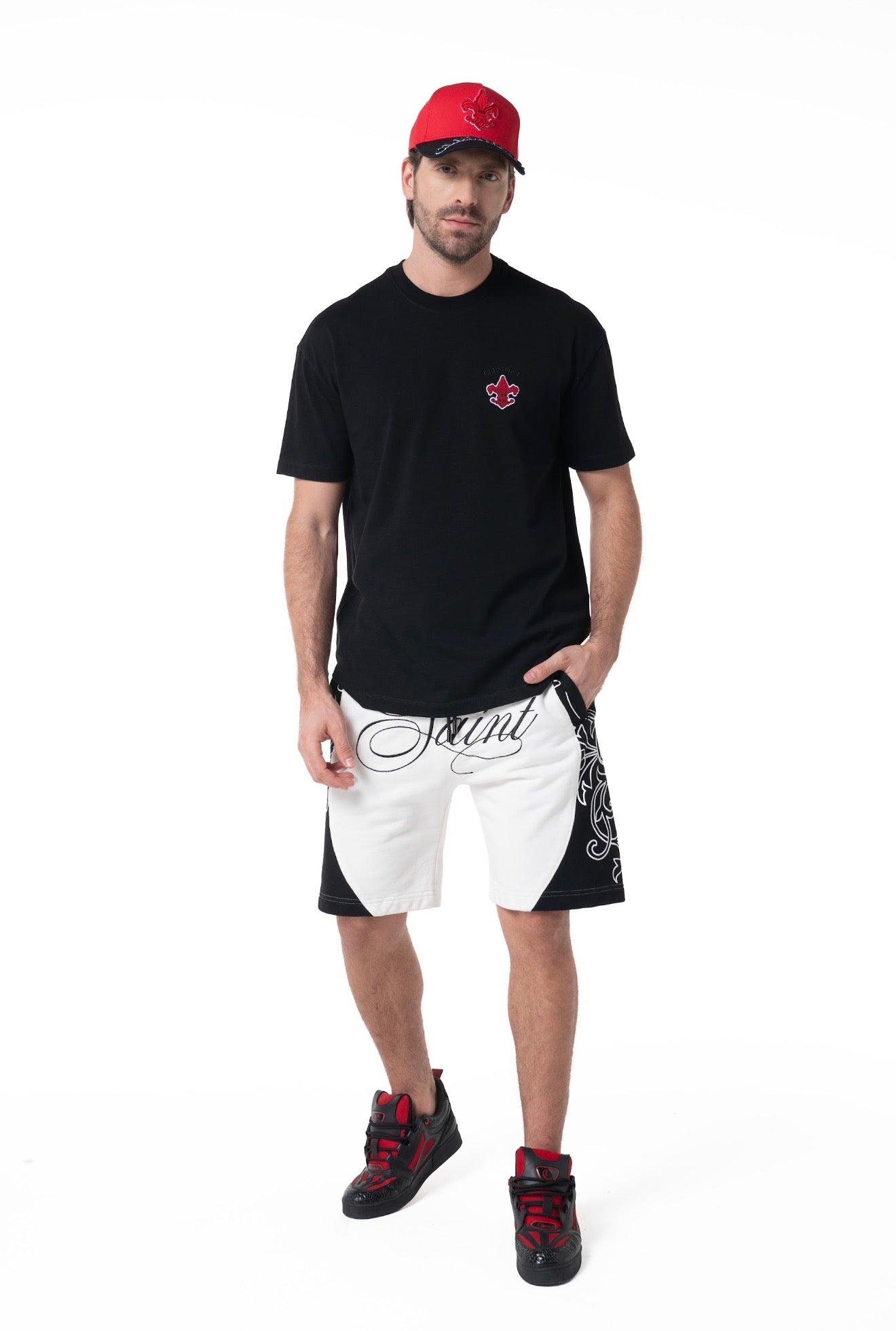 3 PACK CLEMONT SINUOSO BLACK RED CREAM