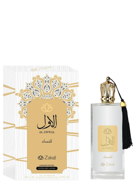 PERFUME ZAKAT AL AWWAL NISAE WHITE 3,4 OZ UNISEX