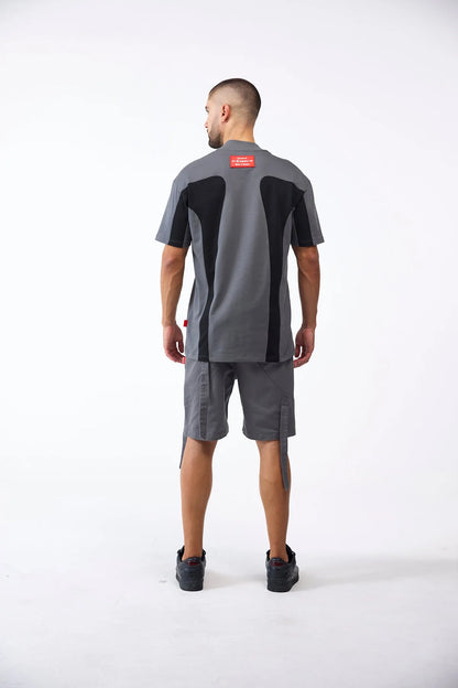 CAMISETA CLEMONT RAGNO GRIS NEGRO