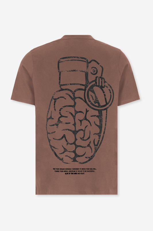 CAMISETA BLOW UP C61-9010 BROWN