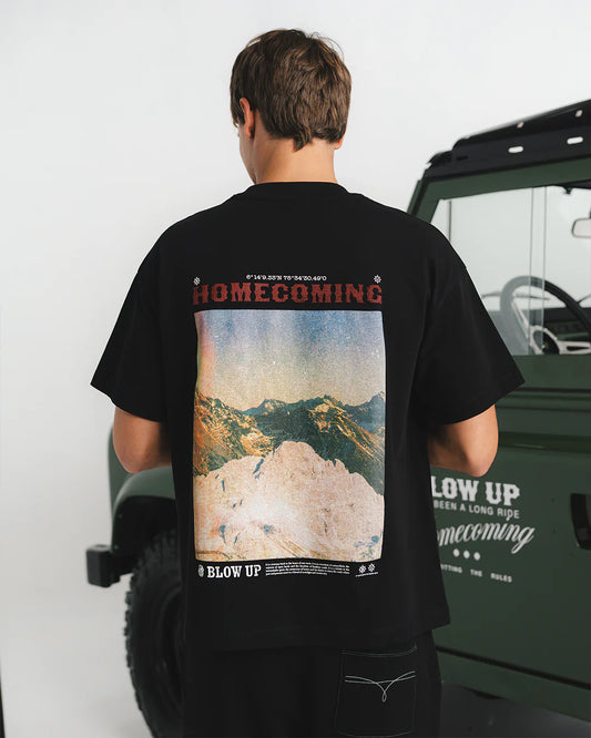 CAMISETA BLOW UP HIGH PEAKS REGULAR FIT BLACK